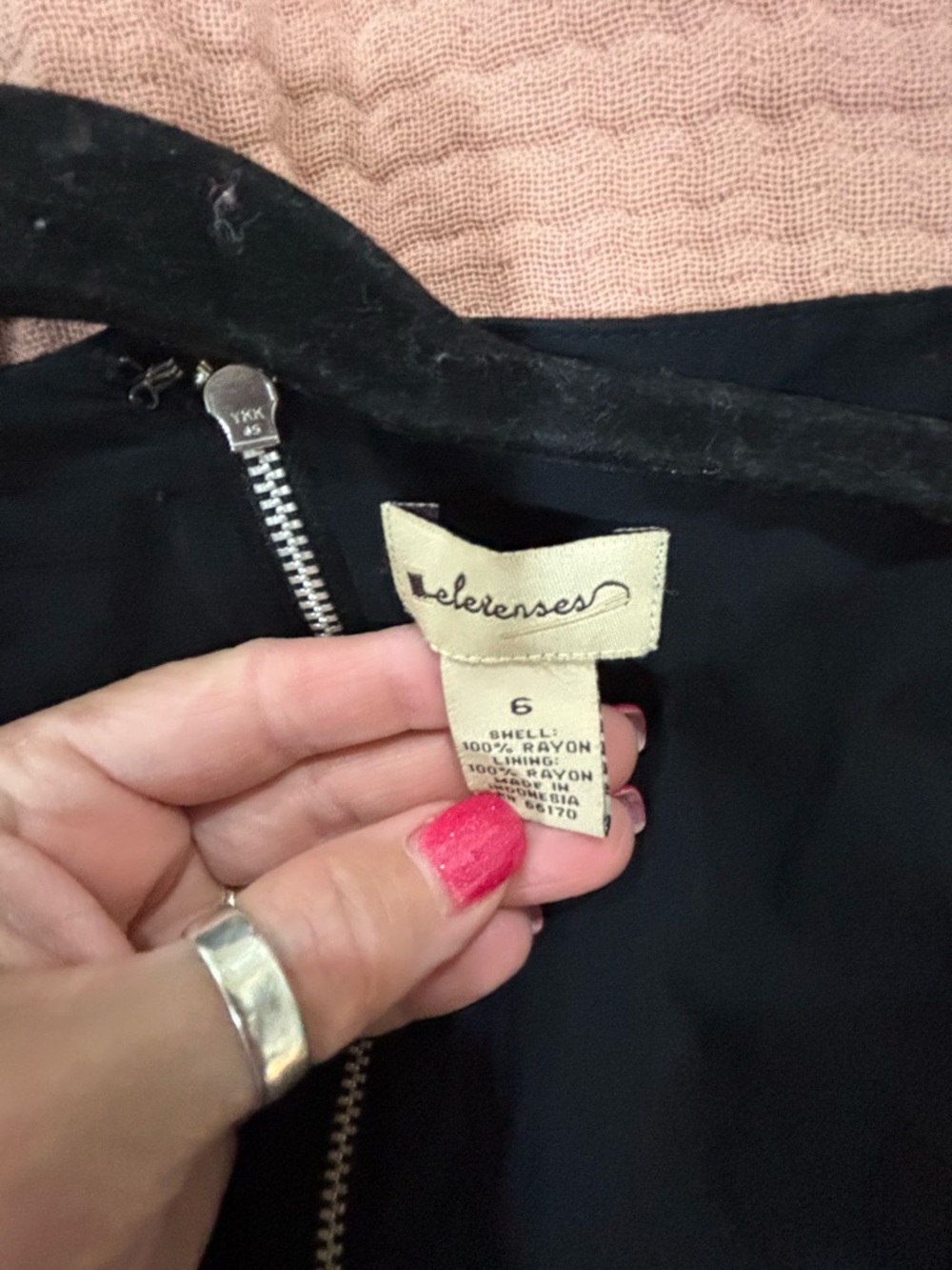 Anthropologie (Elevenses) Black Dress - Picture 2 of 9